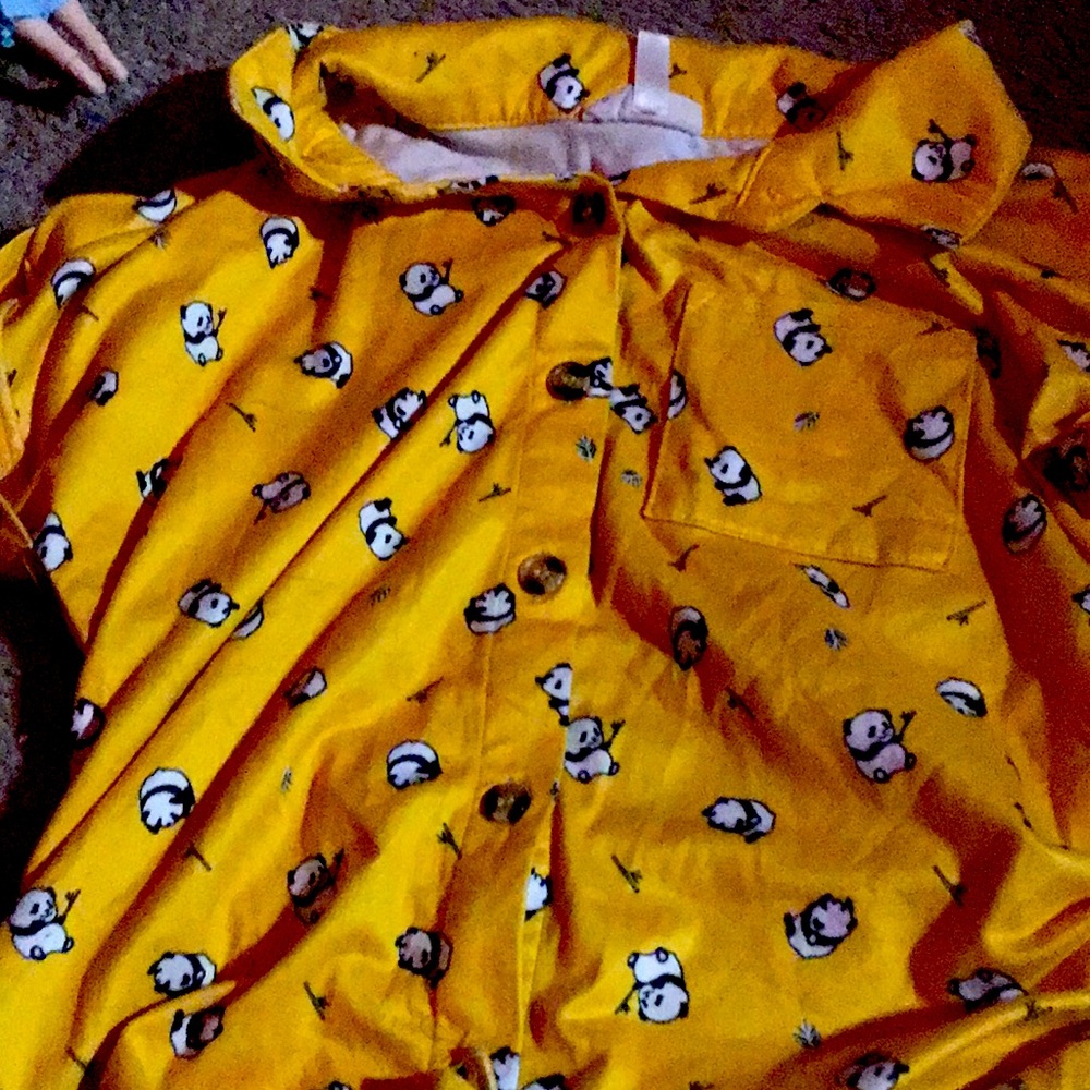 Yellow panda shirt